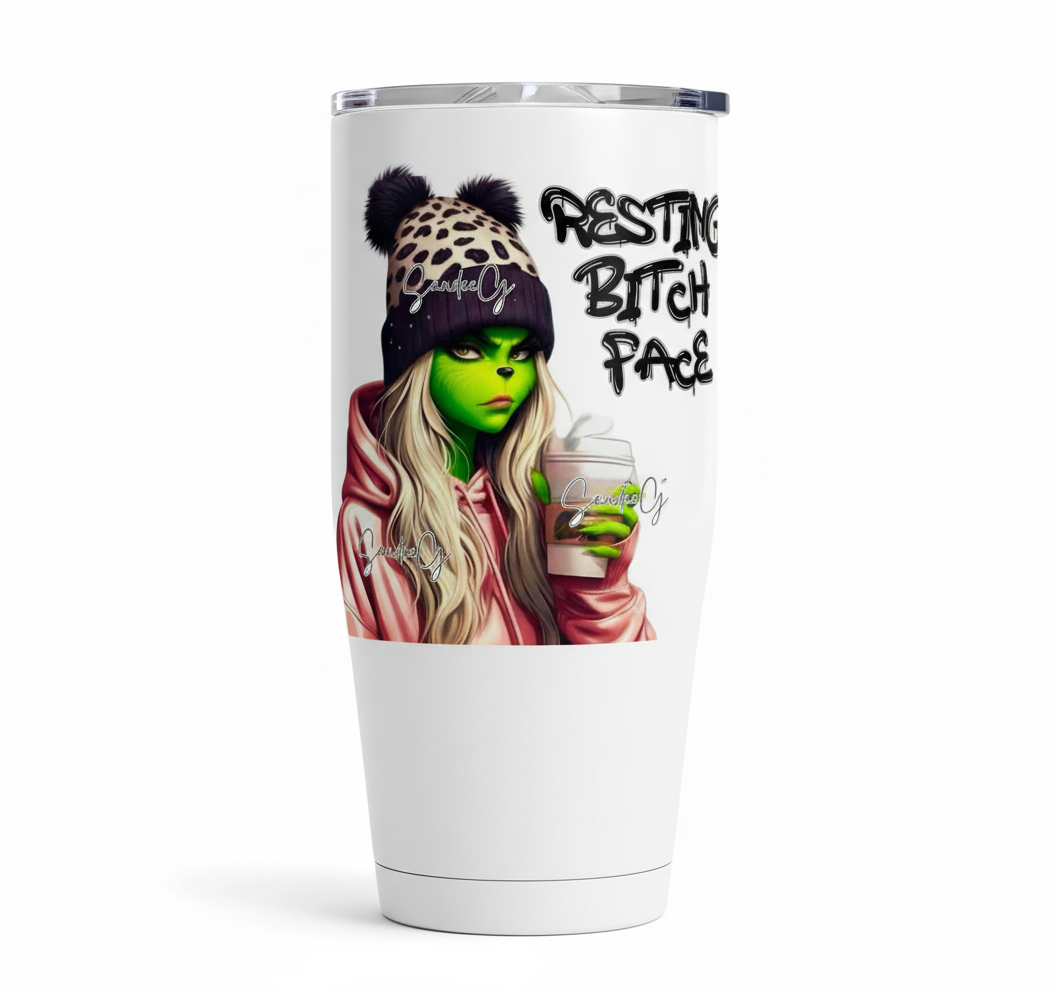 Resting Bitch Face - UVDTF Decal for cups/hard surfaces sticker