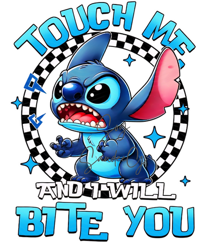 Touch Me Stitch - UVDTF Decal for cups/hard surfaces sticker