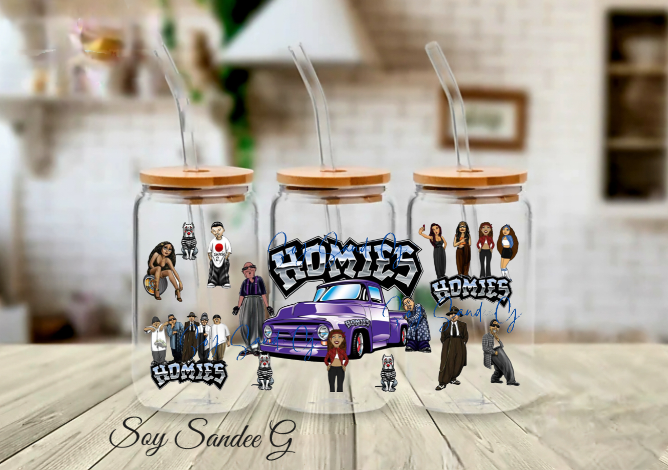 Homies Purple - UVDTF Wrap for cups/hard surfaces sticker