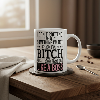 I Don't Pretend - UVDTF Decal for cups/hard surfaces sticker