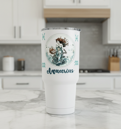 Aquarius - UVDTF Wrap for cups/hard surfaces sticker