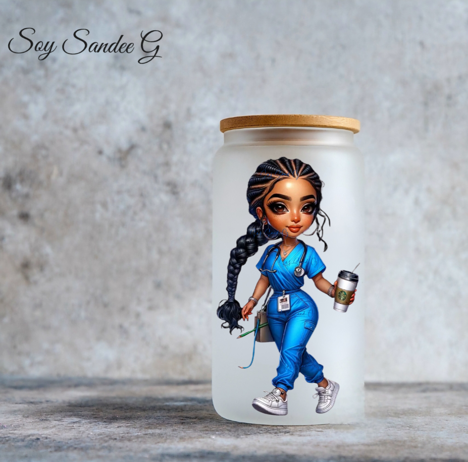 Pretty Nurse #3 - UVDTF Decal for cups/hard surfaces sticker