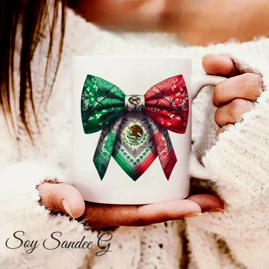 Mexican Bandana Bow - UVDTF Decal for cups/hard surfaces sticker