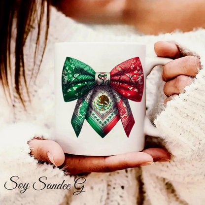 Mexican Bandana Bow - UVDTF Decal for cups/hard surfaces sticker