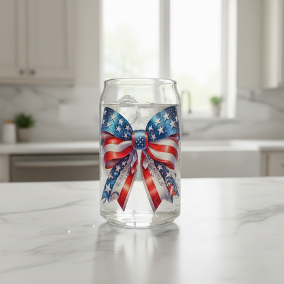 USA Coquette Bow - UVDTF Decal for cups/hard surfaces sticker
