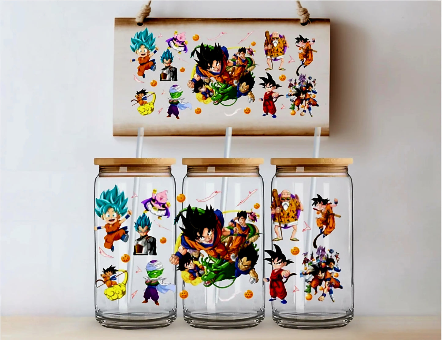 Dragonball & Friends - UVDTF wrap for cups/hard surfaces sticker