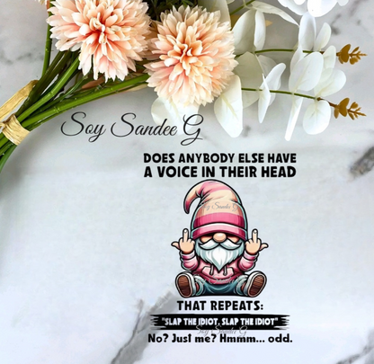 Does Anybody Else have a Voice - UVDTF Decal for cups/hard surfaces sticker