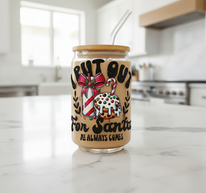 I Put Out For Santa #2 - UVDTF Decal for cups/plates/hard surfaces sticker