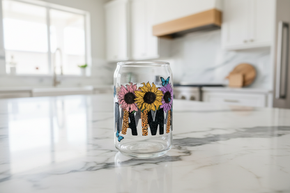 Mama Sunflowers - UVDTF Wrap for cups/hard surfaces sticker