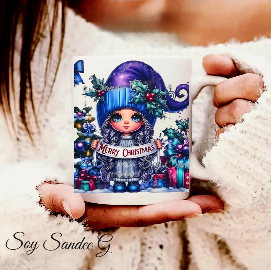 Blue Elf - UVDTF Wrap for cups/hard surfaces sticker