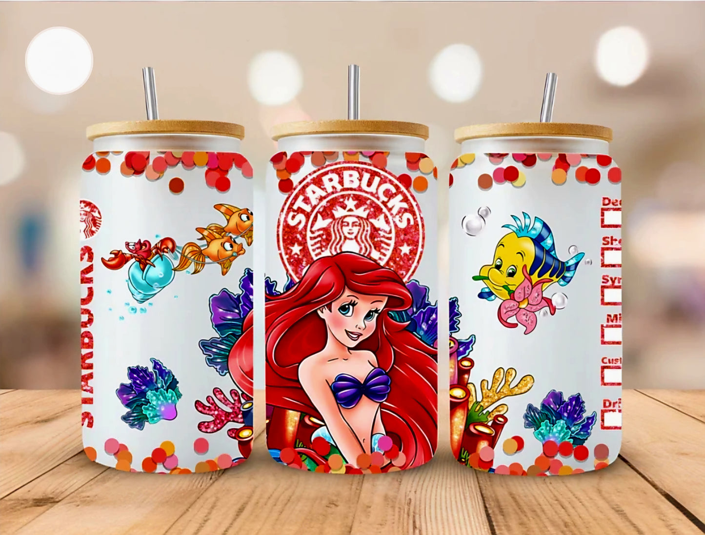 Ariel Starbucks - UVDTF wrap for cups/hard surfaces