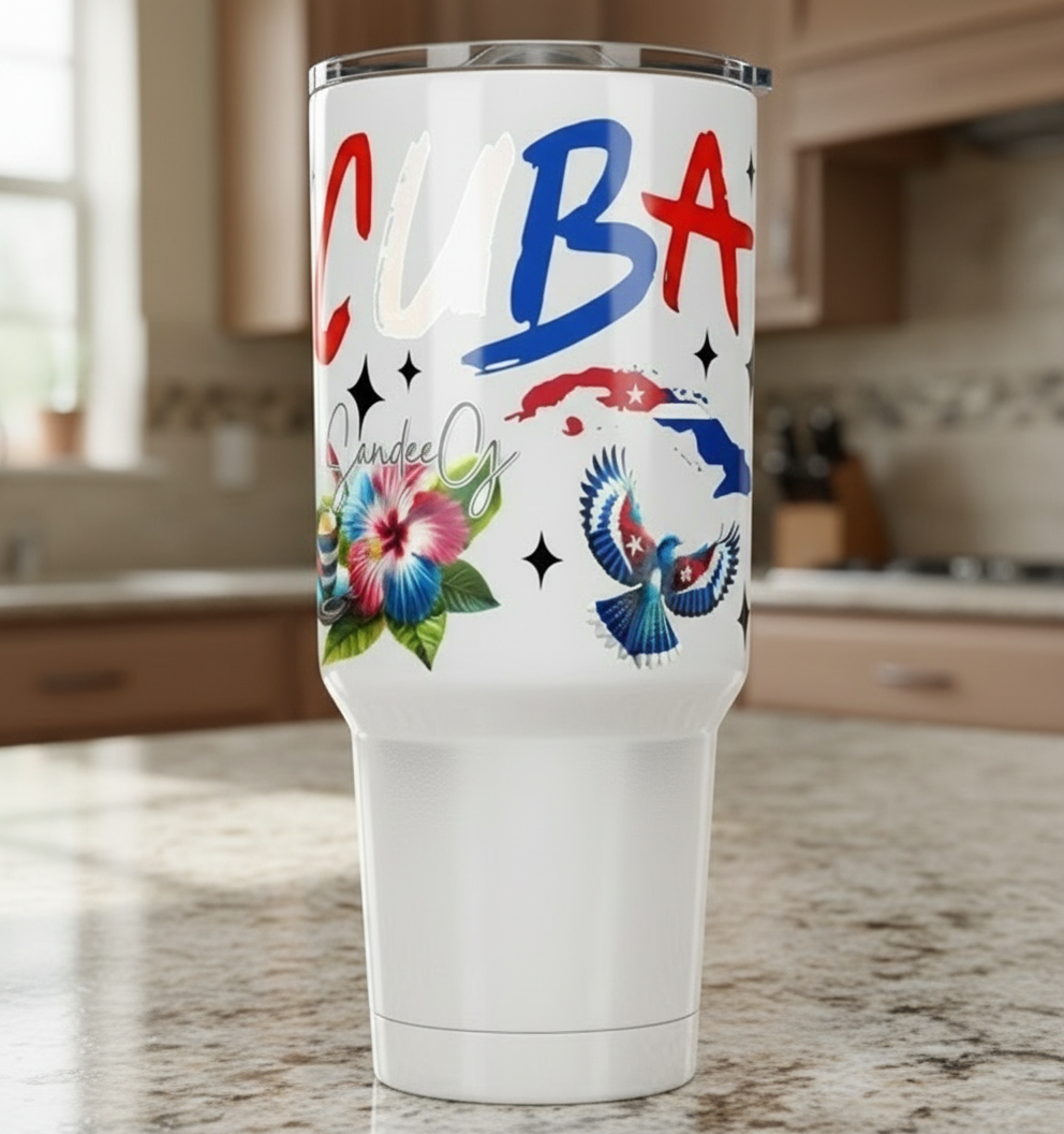 Cuba - UVDTF Wrap for cups/hard surfaces sticker