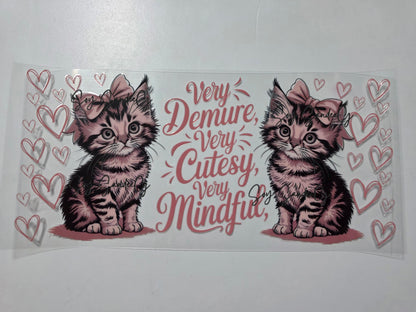 Envoltura UVDTF con cabeza de unicornio