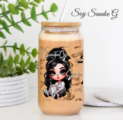 Solo Necesito un Poquito de Café, OK? (All I Need Is A Little Coffee, OK?) - UVDTF Wrap for cups/hard surfaces sticker