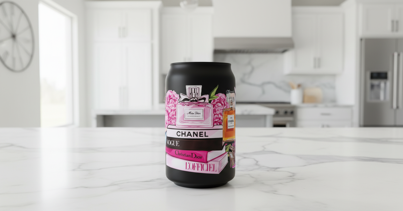 Chanel Perfume - UVDTF wrap for cups/hard surfaces sticker