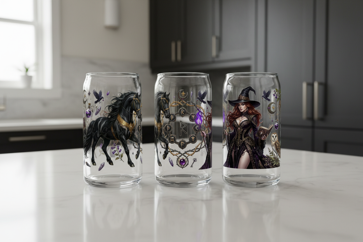 Witch & Horse - UVDTF Wrap for cups/hard surfaces sticker
