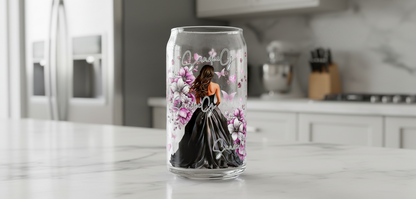 Mis Quince Purple - UVDTF Wrap for cups/hard surfaces sticker