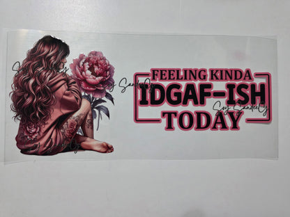 Misma perra, diferente día - Envoltura UVDTF color lila