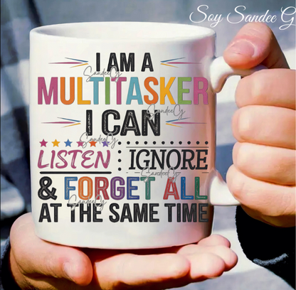 I Am A Multitasker - UVDTF Decal for cups/hard surfaces sticker