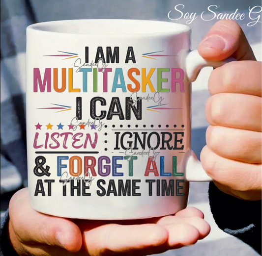 I Am A Multitasker - UVDTF Decal for cups/hard surfaces sticker