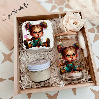 Sassy Lollipop Girl - UVDTF Decal for cups/hard surfaces sticker