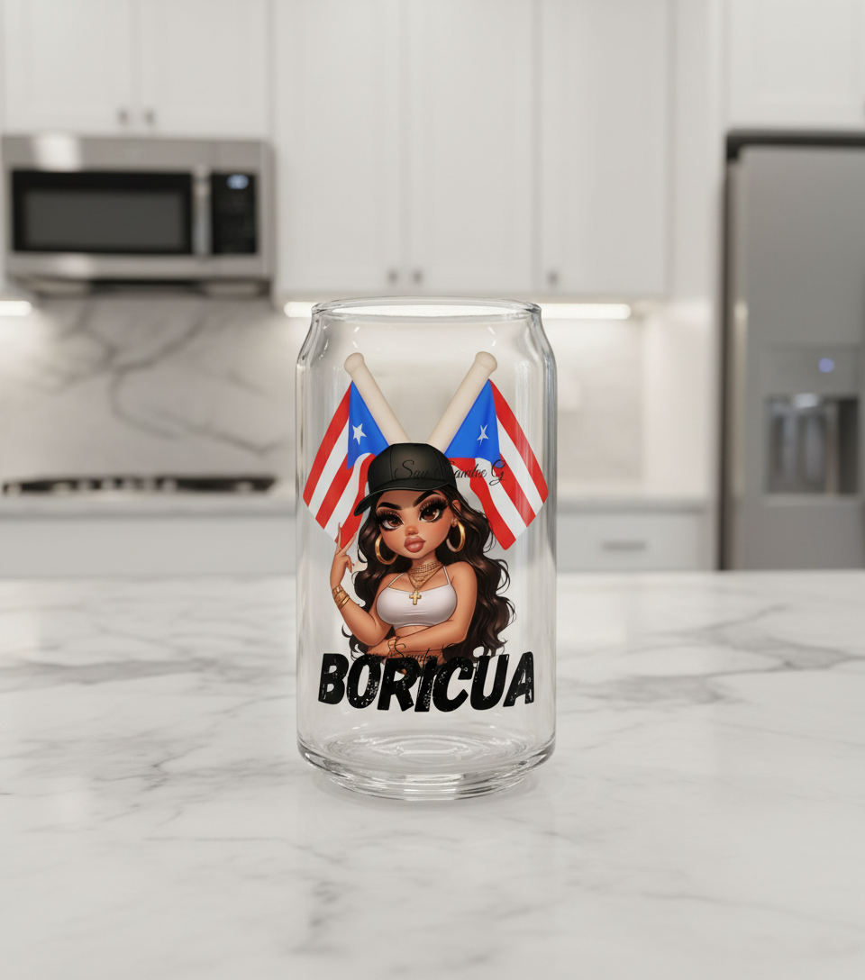 La Boricua - UVDTF Decal for cups/hard surfaces sticker