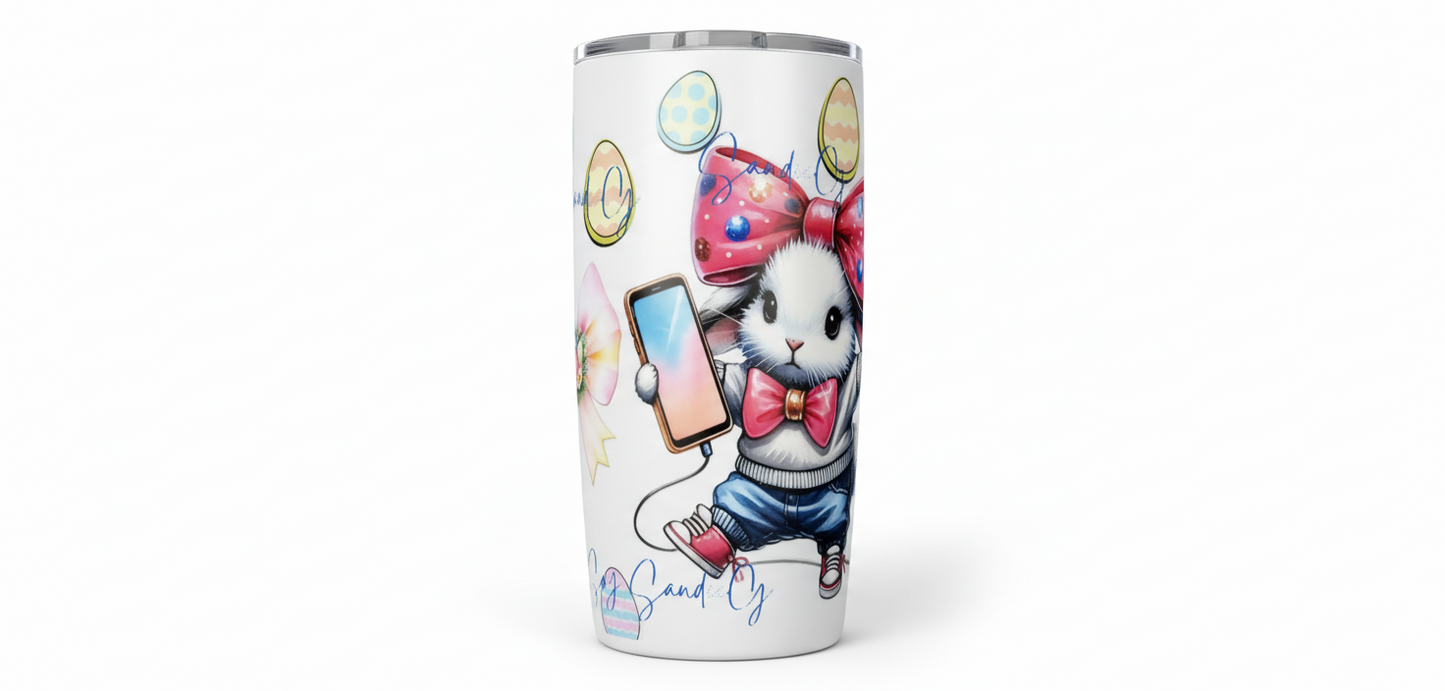 Bunny & Bows - UVDTF Wrap for cups/hard surfaces sticker