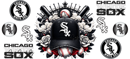 Chicago White Sox #3 - UVDTF Wrap for cups/hard surfaces sticker