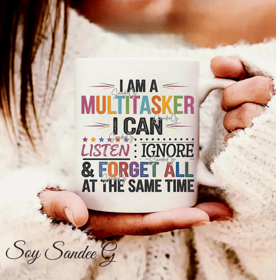 I Am A Multitasker - UVDTF Decal for cups/hard surfaces sticker