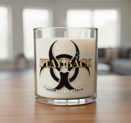 Stay Back - UVDTF Decal for cups/hard surfaces sticker