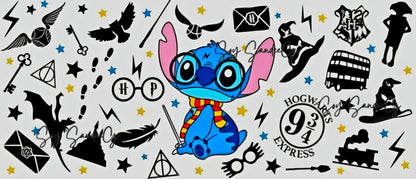 Stitch Harry Potter - UVDTF Wrap for cups/hard surfaces sticker