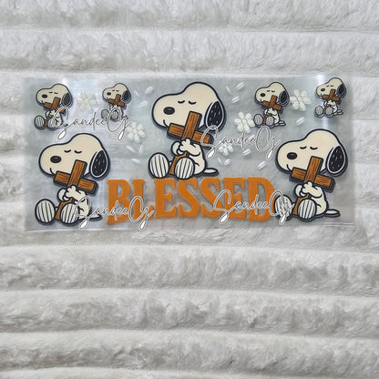 Blessed Snoopy - UVDTF Wrap for cups/hard surfaces sticker