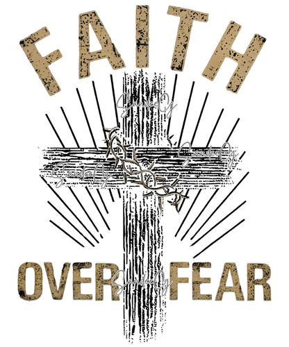 El amor es paciente - Calcomanía UVDTF de Cross