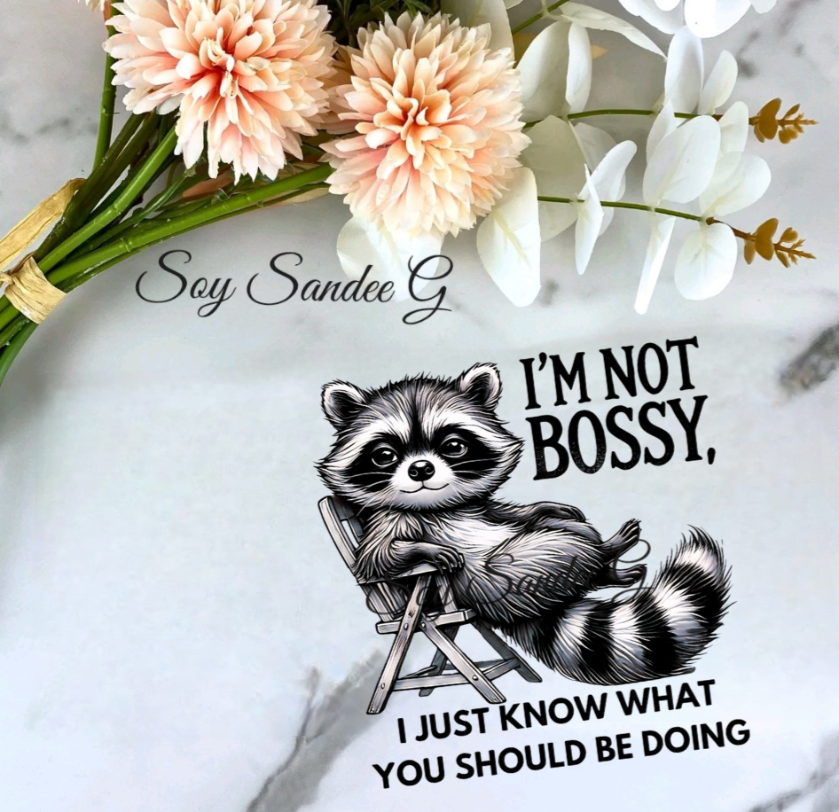 I'm Not Bossy - UVDTF Decal for cups/hard surfaces sticker