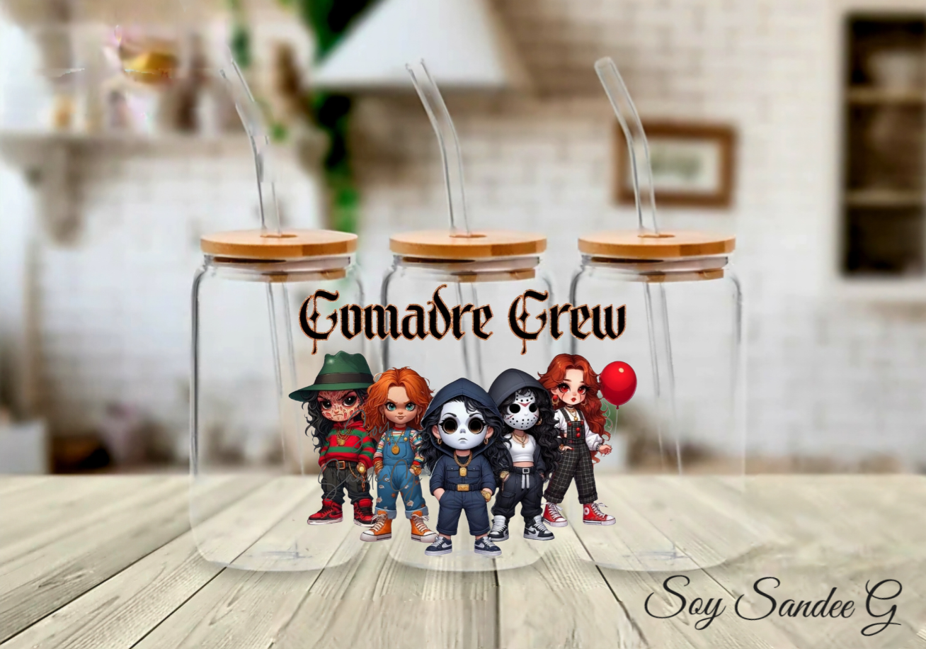 Comadre Crew Dolls - UVDTF Decal for cups/hard surfaces sticker