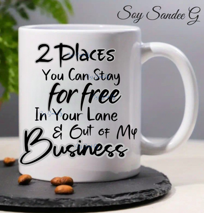 Out of my Business - UVDTF Decal for cups/hard surfaces sticker