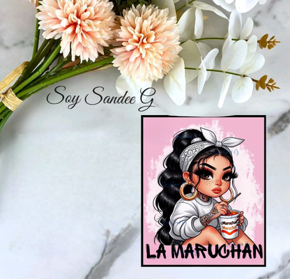 La Maruchan Pink - UVDTF Decal for cups/hard surfaces sticker