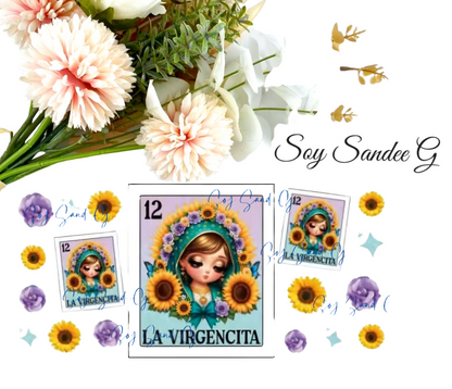 La Virgencita (Little Virgin) - UVDTF Wrap for cups/hard surfaces sticker