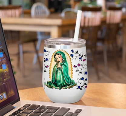 Virgen de Guadalupe Green Dress- UVDTF Wrap for cups/hard surfaces