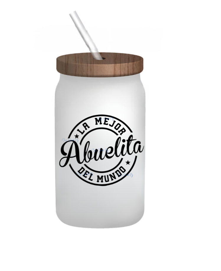 La Mejor Abuelita del Mundo (The Best Grandma in the World) - UVDTF Decal for cups/hard surfaces