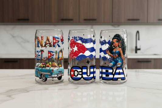 Cuba Pinar del Rio - UVDTF Wrap for cups/hard surfaces sticker