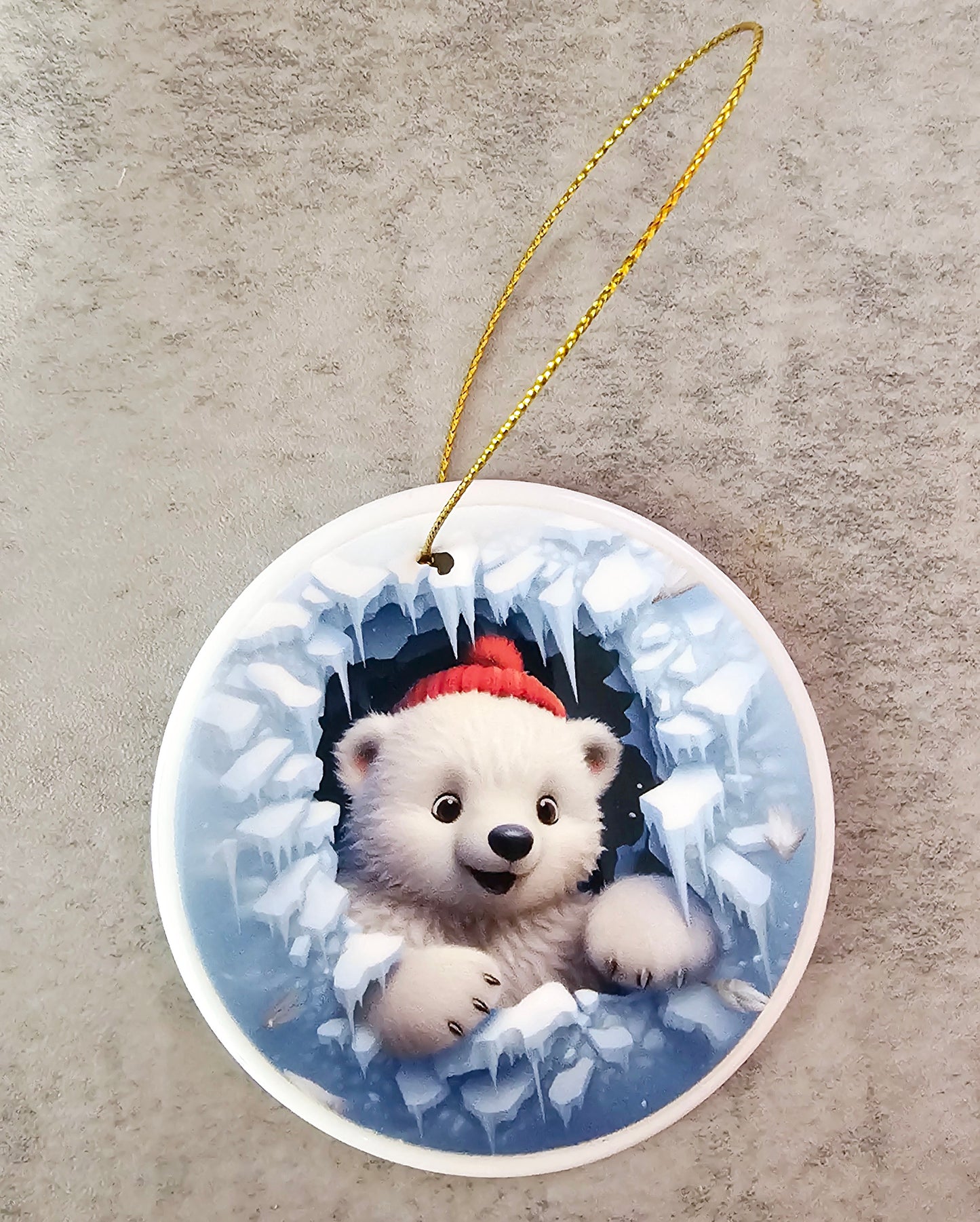 Mystery Ceramic Hanging Christmas Ornament