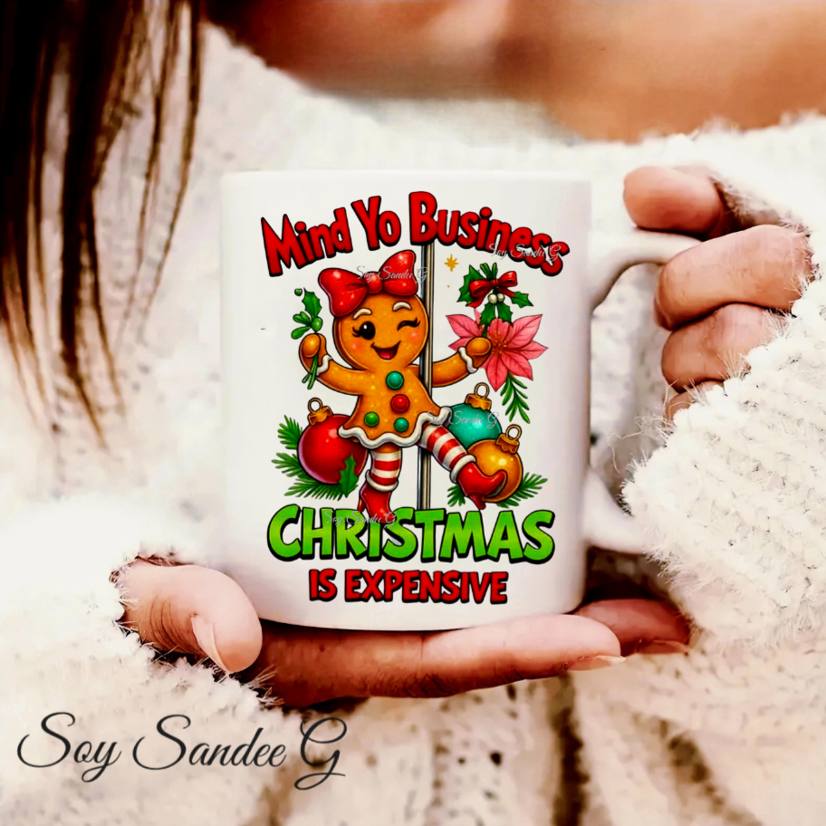 Mind Yo Business Gingerbread Girl - UVDTF Decal for cups/hard surfaces sticker