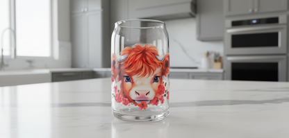 Highland Cow #5 - UVDTF Wrap for cups/hard surfaces sticker
