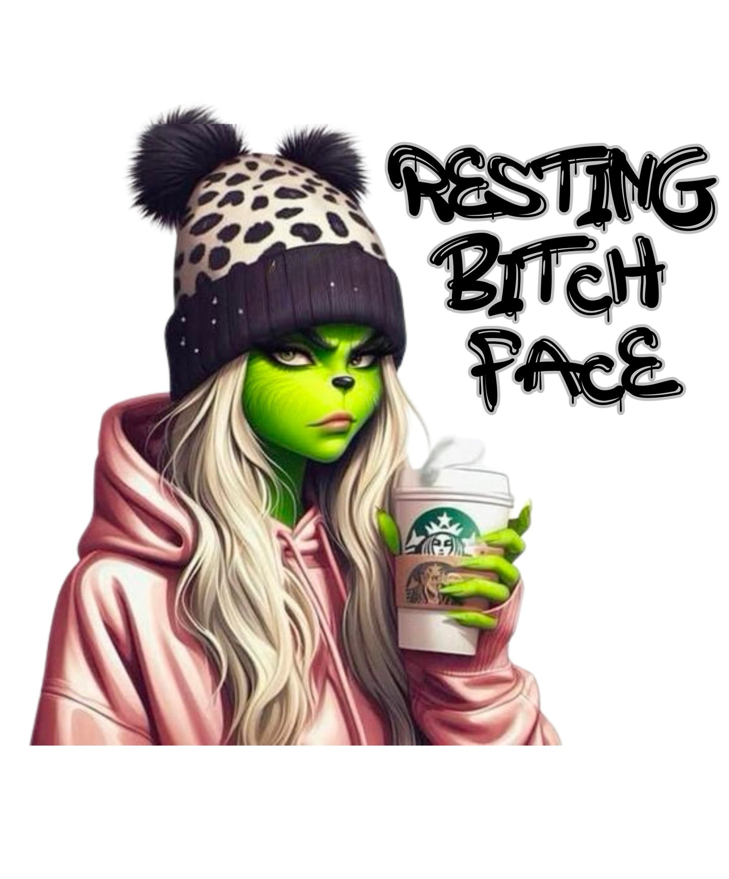 Resting Bitch Face - UVDTF Decal