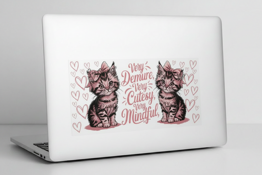 Very Demure - UVDTF Wrap for cups/hard surfaces sticker