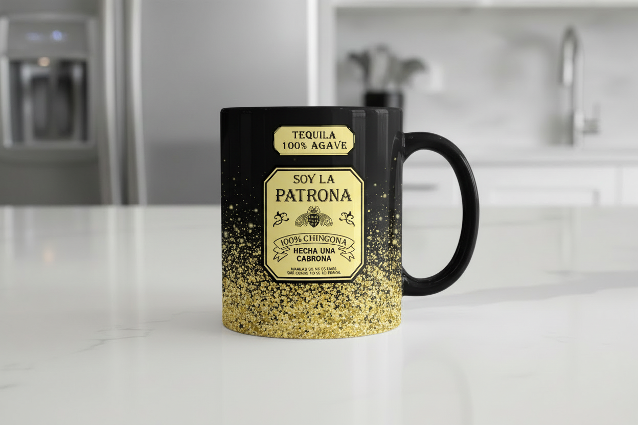 Envoltura UVDTF de tequila amarillo