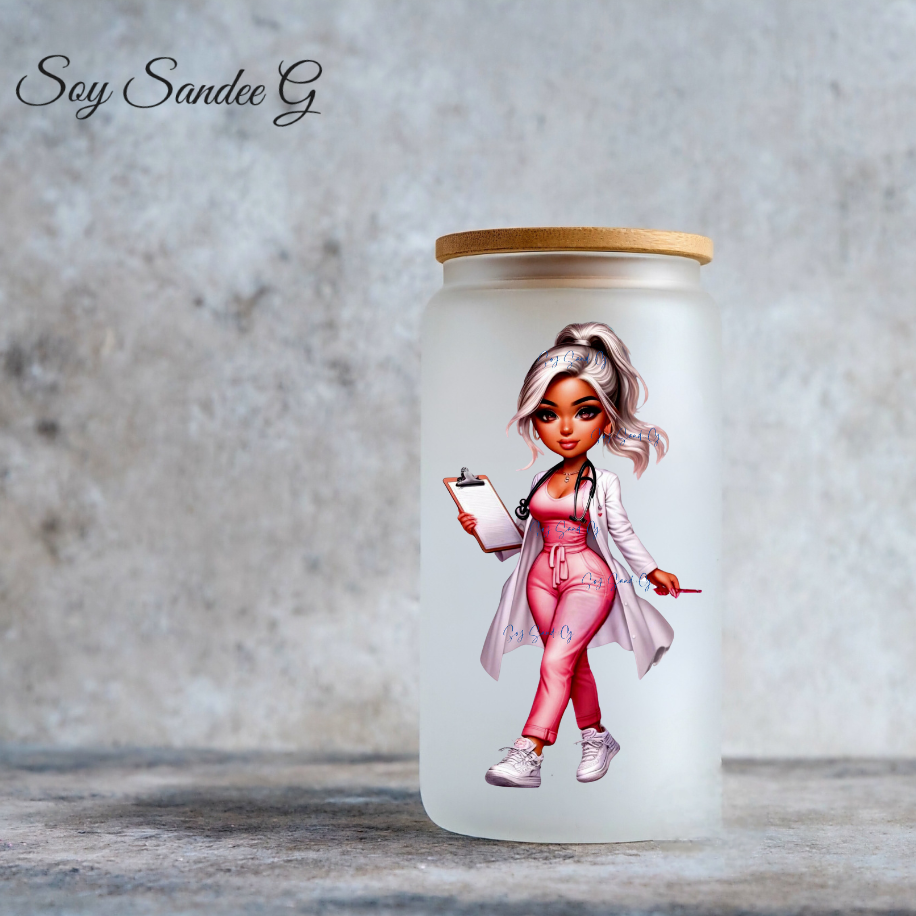 Pretty Nurse #2 - UVDTF Decal for cups/hard surfaces sticker