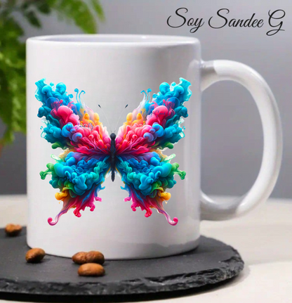 Calcomanía UVDTF Smoke Butterfly n.° 8