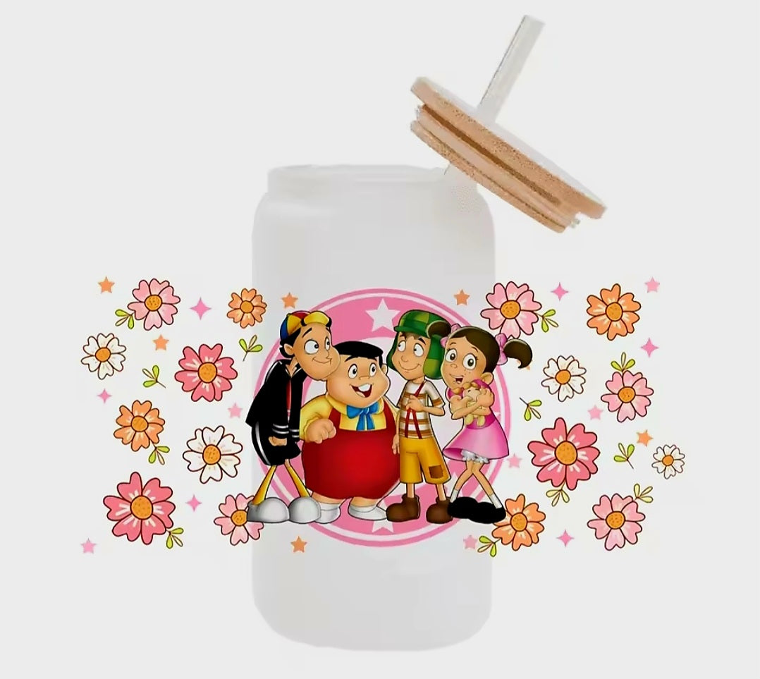 Chespirito Friends - UVDTF Wrap for cups/hard surfaces sticker